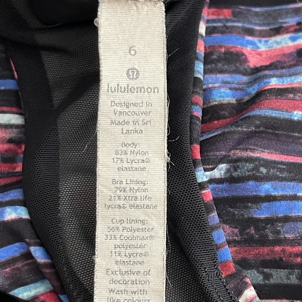 Lululemon Tank Top Womens 6 Break Free Nulux Lightweight Gym Workout Running